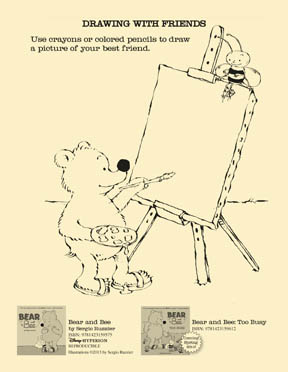 Bear and Bee Activity Sheets